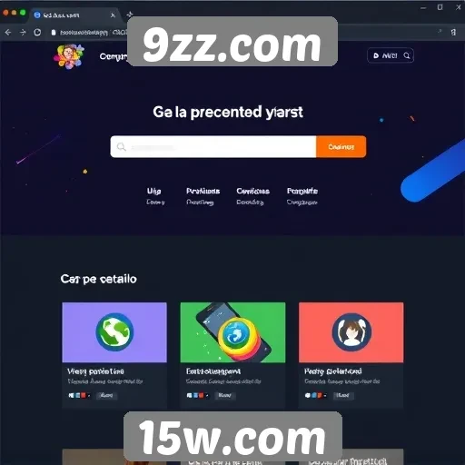 Análise da interface do site 9zz.com